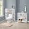 Alaterre Furniture Coventry Over Toilet Open Shelving Unit with Left and Right Side Shelves, Bath Storage Shelf ANCT746WH - alternate 2